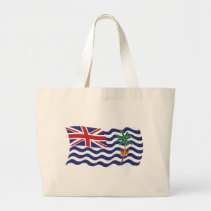 Britse Indische Oceaan Vlag Boodschappentas Grote Tote Bag