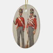 Britse infanterie keramisch ornament (Links)