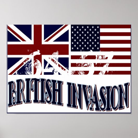 BRITSE INVASIE POSTER (Voorkant)