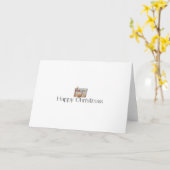 Britse kerst Kaart (Gele Bloem)