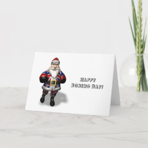 Britse kerstman op de KOSTEN-dag Feestdagen Kaart