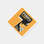 Britse Klassieke vis en chips Servet (Hoek)