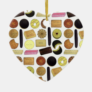 Britse koekjes Shortbrood Rich Tea Digestives Keramisch Ornament
