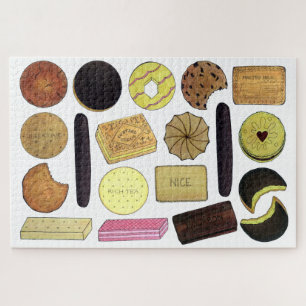 Britse koekjes Shortbrood Rich Tea Digestives Legpuzzel