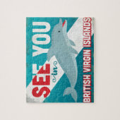 Britse Maagdeneilanden Dolphin -  BVI Legpuzzel (Verticaal)