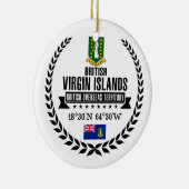 Britse Maagdeneilanden Keramisch Ornament (Rechts)