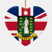 Britse Maagdeneilanden Keramisch Ornament (Achterkant)