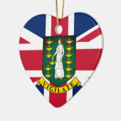 Britse Maagdeneilanden Keramisch Ornament (Links)