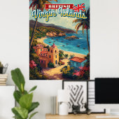 Britse Maagdeneilanden Poster (Thuiskantoor)