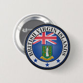 Britse Maagdeneilanden Ronde Embleem Button 5,7 Cm (Voorkant /achterkant)
