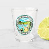 Britse Maagdeneilanden Shot Glas (Voorkant)