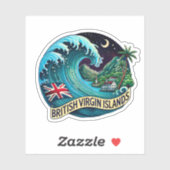 Britse Maagdeneilanden Sticker (Vel)