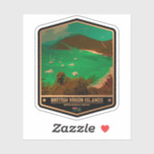 Britse Maagdeneilanden Sticker (Vel)