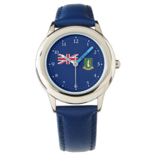 Britse Maagdeneilanden Vlag Horloge