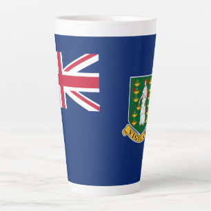 Britse Maagdeneilanden Vlag Latte Mok