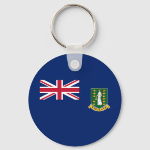 Britse Maagdeneilanden Vlag Sleutelhanger