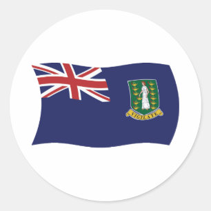 Britse Maagdeneilanden Vlag Sticker