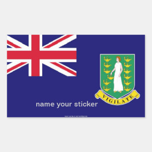 Britse Maagdeneilanden vlag sticker