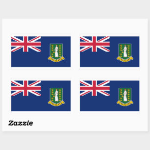 Britse Maagdeneilanden Vlag Sticker BVI