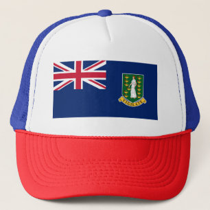 Britse Maagdeneilanden Vlag Trucker Pet