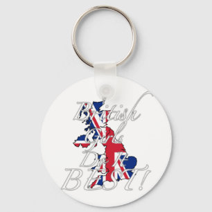 Britse meisjes doen het het beste! sleutelhanger
