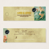  Britse Modes - Merchandise Price Label Mini Visitekaartjes (Voorkant /achterkant)