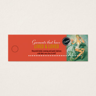 Britse Modes - Merchandise Price Label Mini Visitekaartjes