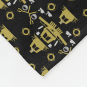 Britse Narrowboat Gifts Fleece Deken (Hoek)