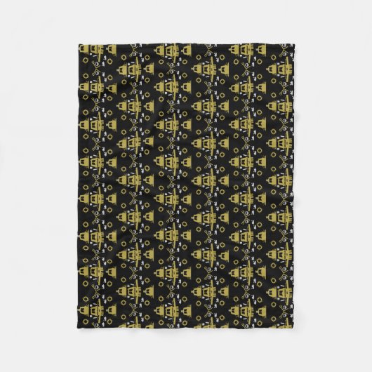 Britse Narrowboat Gifts Fleece Deken (Voorkant)