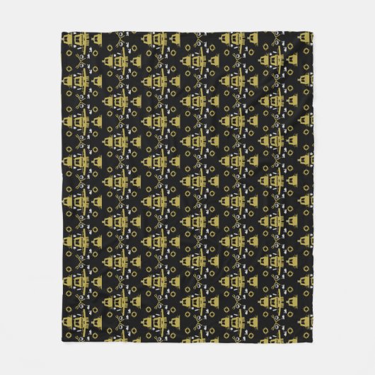 Britse Narrowboat Gifts Fleece Deken (Voorkant)