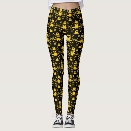 Britse Narrowboat Gifts Leggings (Voorkant)