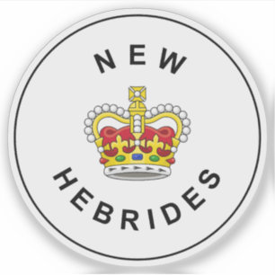 Britse Nieuwe Hebriden badge, Vanuatu (1952-1980) Sticker