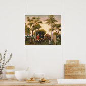 Britse officier - GW Mark Fine Art Poster (Keuken)