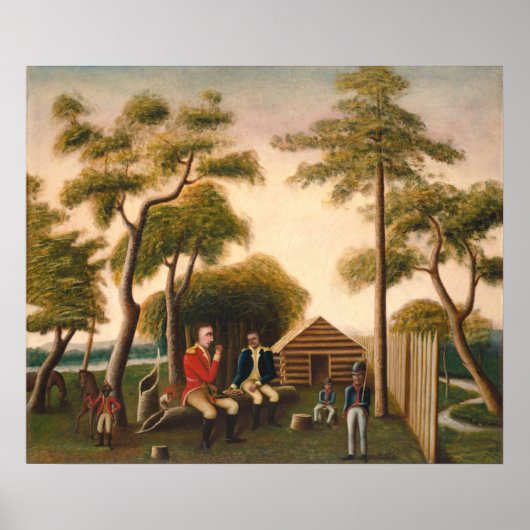 Britse officier - GW Mark Fine Art Poster (Voorkant)