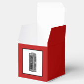 Britse Phone Booth Illustration UK Travel Bedankdoosjes (Geopend)