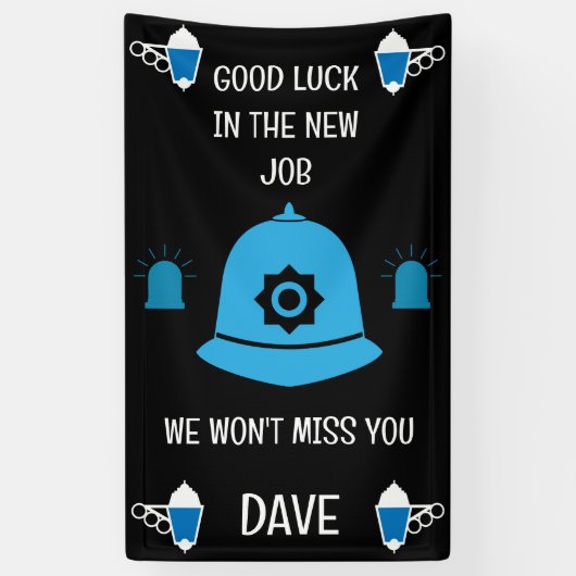 Britse Politie Cadeaus en Accessoires Spandoek (Verticaal)