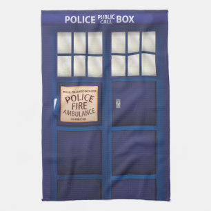 Britse politiebox theedoek