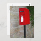 Britse postbus briefkaart (Voorkant / Achterkant)