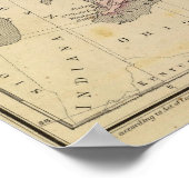 Britse provincies van Noord-Amerika Poster (Hoek)