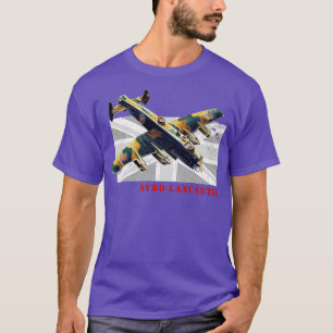 Britse RAF Avro Lancaster Bomber WW2 Vliegtuig T-shirt