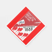 Britse rivier Thames Regatta Servet (Hoek)