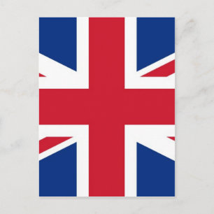 Britse Royal Union Jack Flag Briefkaart