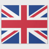 Britse Royal Union Jack Flag Cadeaupapier (Vlak)