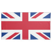 Britse Royal Union Jack Flag Kussensloop (Voorkant-Links)