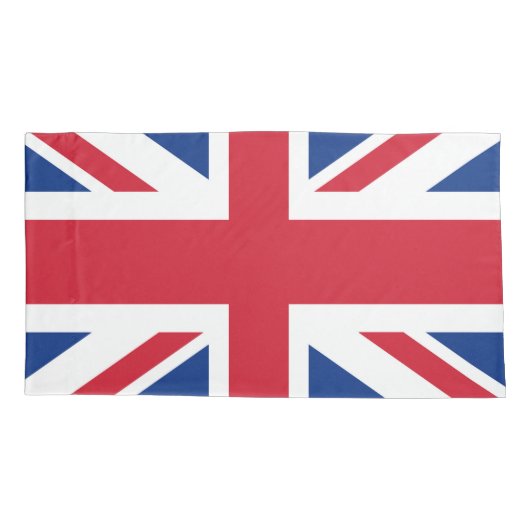 Britse Royal Union Jack Flag Kussensloop (Achterkant-Links)