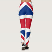 Britse Royal Union Jack Flag Leggings (Achterkant)