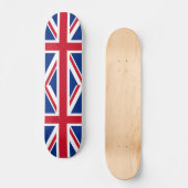Britse Royal Union Jack Flag Skateboard (Voorkant)