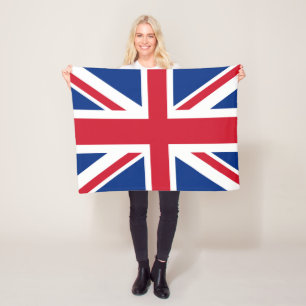 Britse Royal Union Jack Flag small Fleece Deken