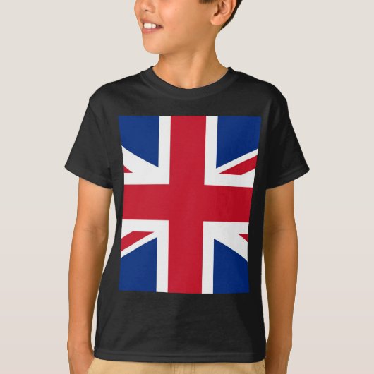 Britse Royal Union Jack Flag T-shirt (Voorkant)