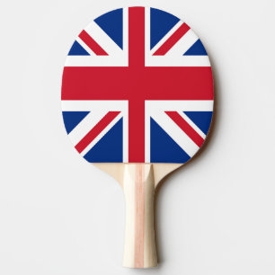 Britse Royal Union Jack Flag Tafeltennisbatje